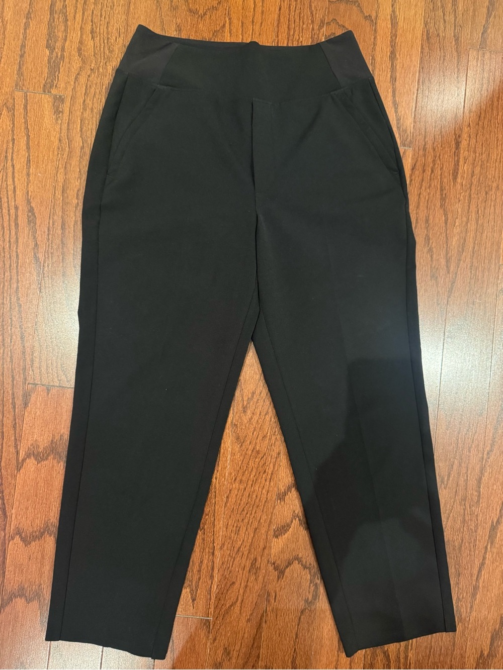 Athleta Endless High Rise Pant Black Straight Leg Travel Work 4P 533636-03 - Picture 5 of 9